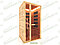 Инфракрасная сауна "Наш кедр" керамика, 1-местная угловая, кедр(200*105*105 см, 5 излучателей) (3064), фото 6