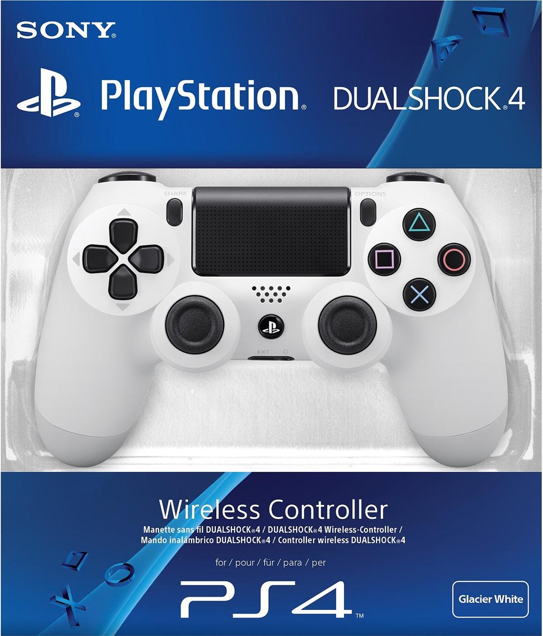 Геймпад PS4 беспроводной DualShock 4 Wireless Controller (Белый) копия