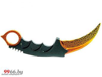 Игрушечный детский нож керамбит сувенирный из дерева Maskbro Легенды 13-122 игрушка для тренировок