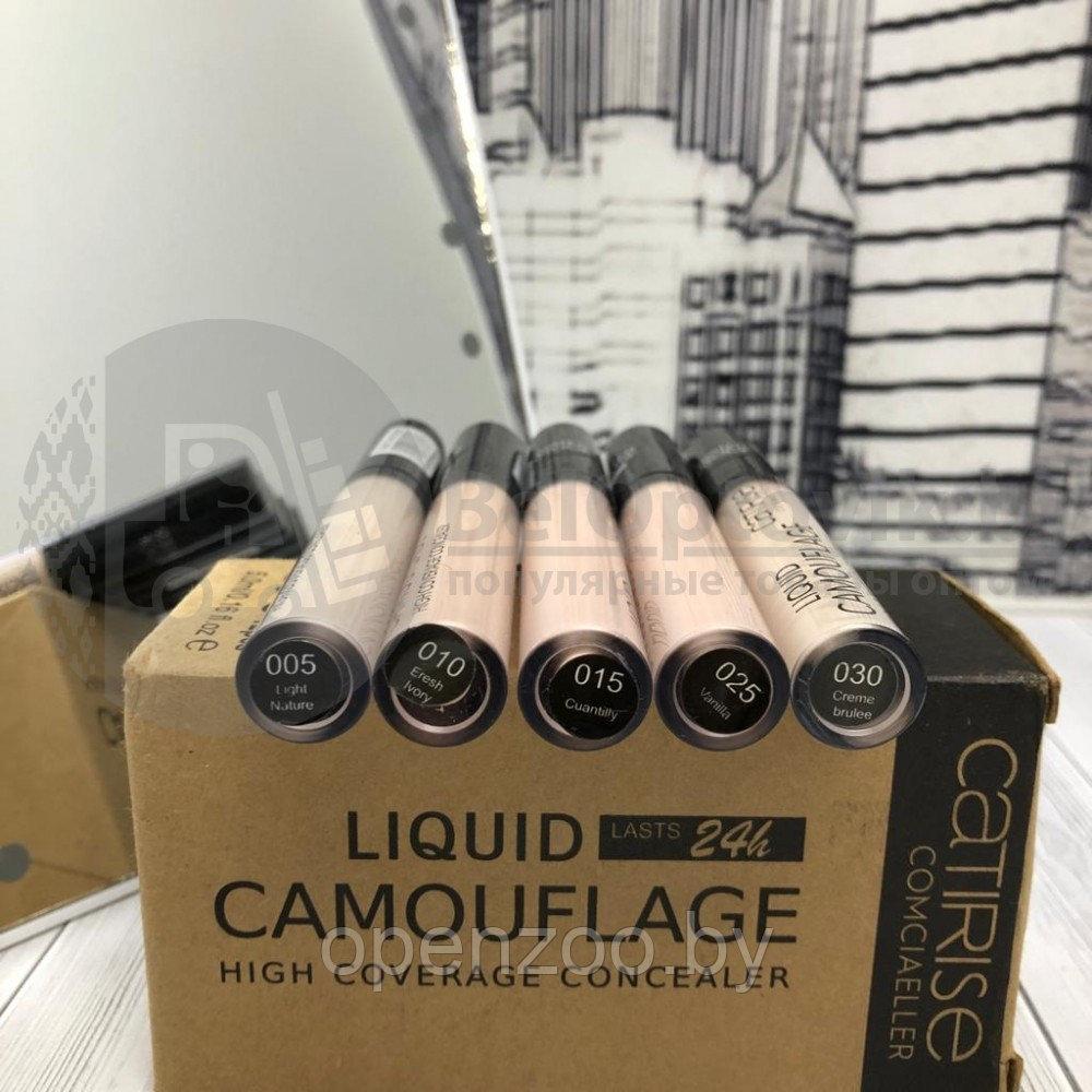 Ультрастойкий консилер для лица Catirise Liquid Camouflage, 5ml Тон 30 Creme brulee - фото 5 - id-p133757818