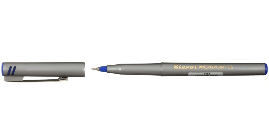 Лайнер Luxor Micropoint толщина линии 0,5 мм, синий - фото 1 - id-p135388219
