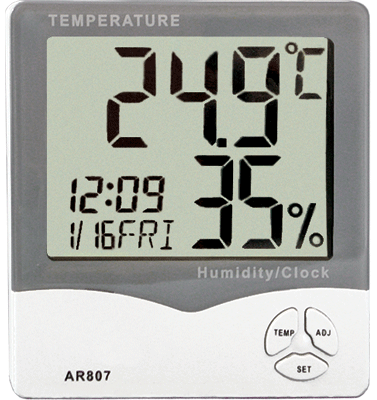 Индикатор температуры и влажности воздуха AR807 - фото 1 - id-p135409505