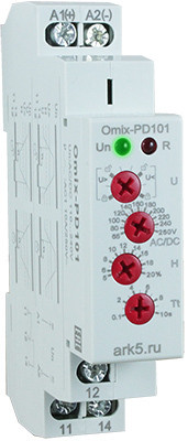 Реле контроля однофазного напряжения Omix-PD-101 - фото 1 - id-p135411227