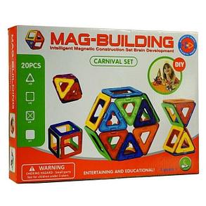 Конструктор магнитный Mag-Building (Mag-Wantong), 20 деталей, фото 2