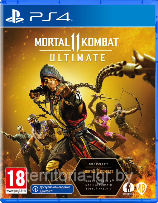 Mortal Kombat 11 Ultimate Sony PS4 (Русские субтитры) - фото 1 - id-p135416956