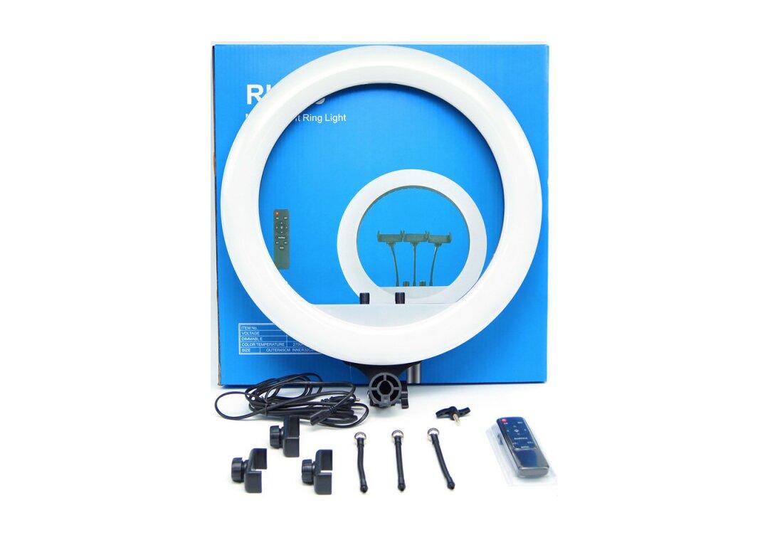Кольцевая светодиодная лампа 45 см LED RL-18 +штатив 2,1 м