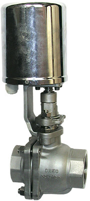 Кран шаровой регулирующий с электроприводом, для пара AR-GH100-4 - фото 1 - id-p135409784