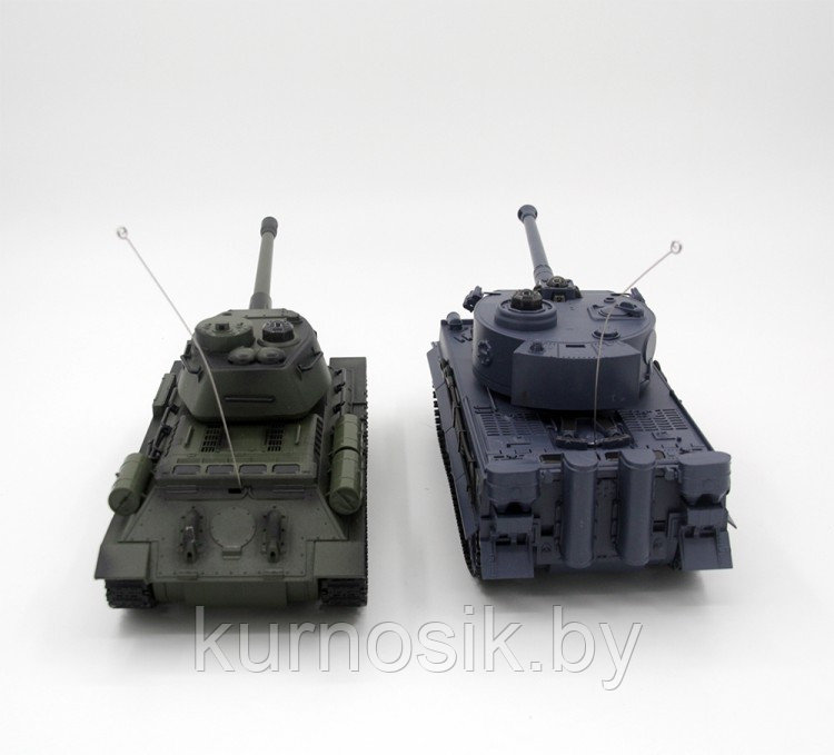Танковый бой игрушечный на р/у 1:28 T34 и Tiger 99824 - фото 10 - id-p110342914