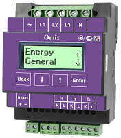 Анализатор параметров трехфазной сети Omix D4-MA-3-0.1-RS485