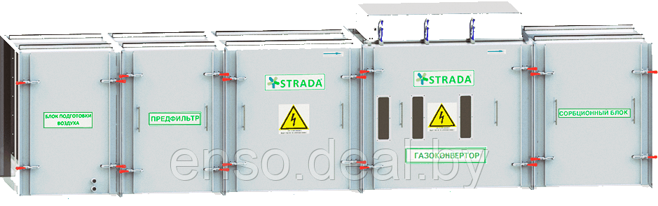 ГАЗОКОНВЕРТОР STRADA FACTORY. ОБОРУДОВАНИЕ ОЧИСТКИ ВОЗДУХА - фото 1 - id-p135446908