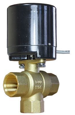 Кран шаровой переключающий с электроприводом AR200-3 - фото 1 - id-p135411488