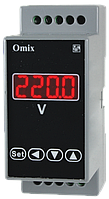 Вольтметр постоянного тока на DIN-рейку Omix D2-DV-1-0.5