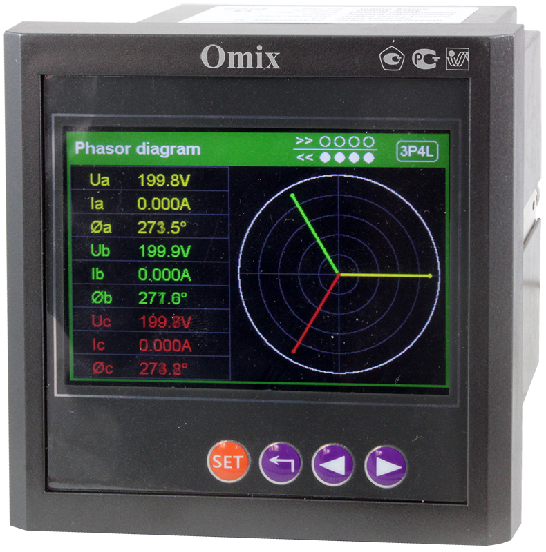 Анализатор параметров трехфазной сети Omix P99-MAY-3 - фото 1 - id-p135411648