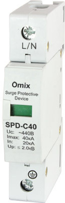 Устройство защиты от импульсного перенапряжения Omix-SPD-C40 - фото 1 - id-p135410145