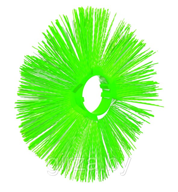 Кольцо щеточное МП 130/550 ЛЮКС (сердечник-металл, ворс-полипропилен,салатовое)