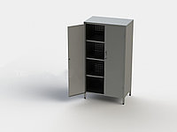 Шкаф кухонный (для хлеба) 1150х600х1850 мм, нерж. сталь