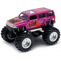 Игрушка Welly 47001S модель машины Hammer H3 Big Wheel Monster 47001S