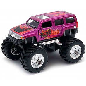 Игрушка Welly 47001S модель машины Hammer H3 Big Wheel Monster 47001S, фото 2