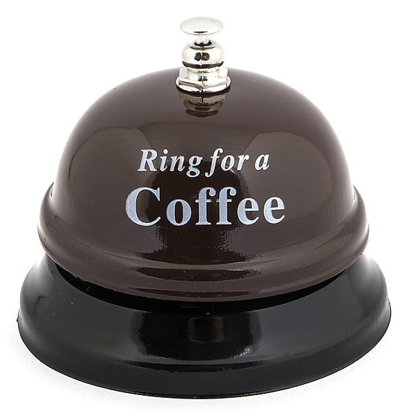 Звонок настольный "Ring for a coffee" - фото 1 - id-p135508549