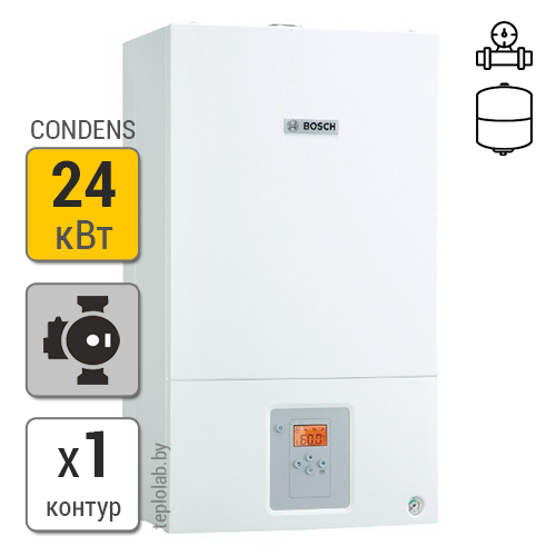 Конденсационный котел Bosch Condens 2500 WBC 24-1 D 23 - купить по лучшей  цене в Минске от компании "Интернет-магазин TEPLOLAB.BY / ООО "Лаборатория  тепла"" - 135514116