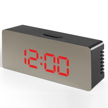 Часы электронные настольные зеркальные LED Mirror Clock DS-3622L