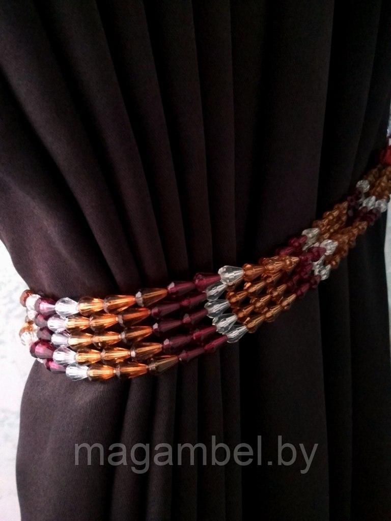 Подхват из стекляруса микс для штор и гардин