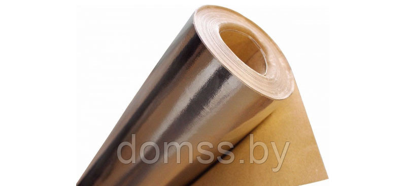 Фольга для бань алюминиевая на бумажной основе 1*15м 0,02мм