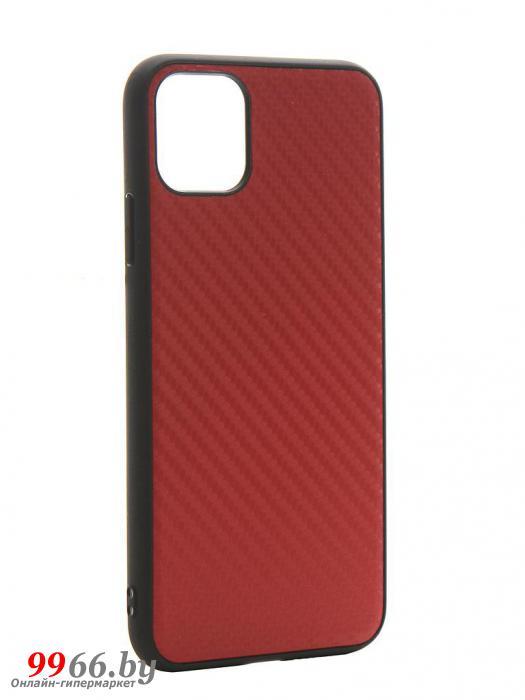 Аксессуар Чехол G-Case для APPLE iPhone 11 Pro Max Carbon Red GG-1164 - фото 1 - id-p135503715