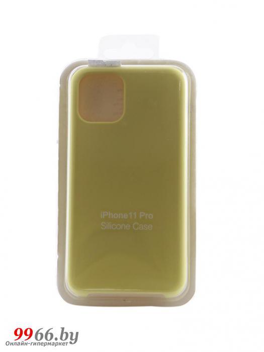 Аксессуар Чехол Innovation для APPLE iPhone 11 Pro Silicone Case Hot Yellow 16470