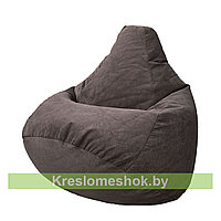 Кресло мешок Груша Verona 84 Grey Brown