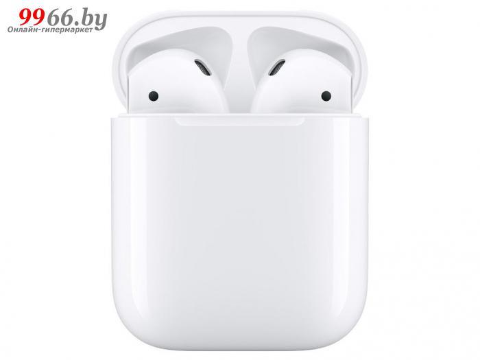 Беспроводные bluetooth наушники Apple AirPods в зарядном футляре MV7N2RU/A - фото 1 - id-p135504482