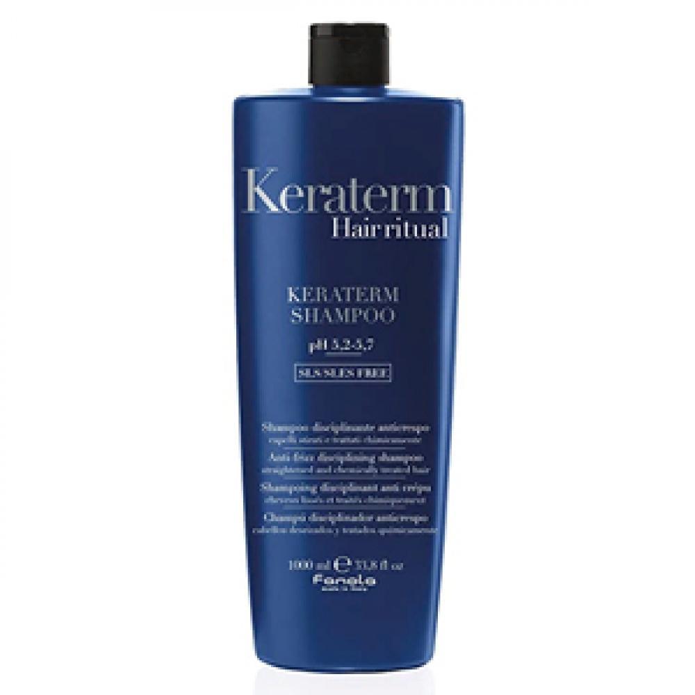 Fanola Keraterm Hair ritual  Шампунь для выпрямленных и химически поврежденных волос (1000 мл)
