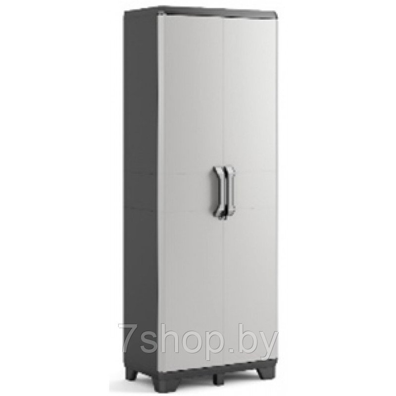 Шкаф пластиковый высокий GEAR BK/GL KETER черно-серый - фото 1 - id-p134315956