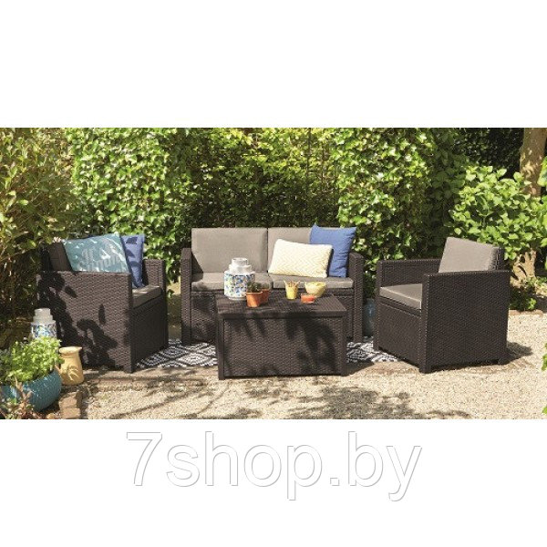 Набор мебели Monaco Set коричневый - фото 2 - id-p134316033