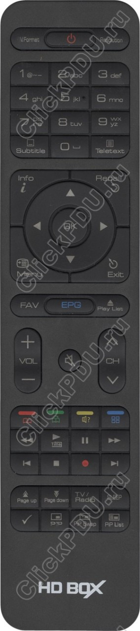 Пульт для HDBOX HB3500, HB4500 ic