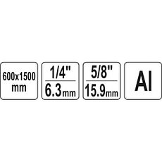 Штатив опорный алюминиевый 0,6-1,5м,1/4",5/8" "Yato" YТ-30451, фото 3