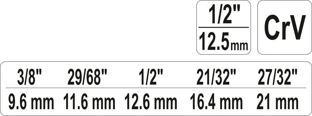 Калибратор FORА 1/2"(3/8",1/2",3/4",1") "Yato" YT-03317 - фото 4 - id-p135553536