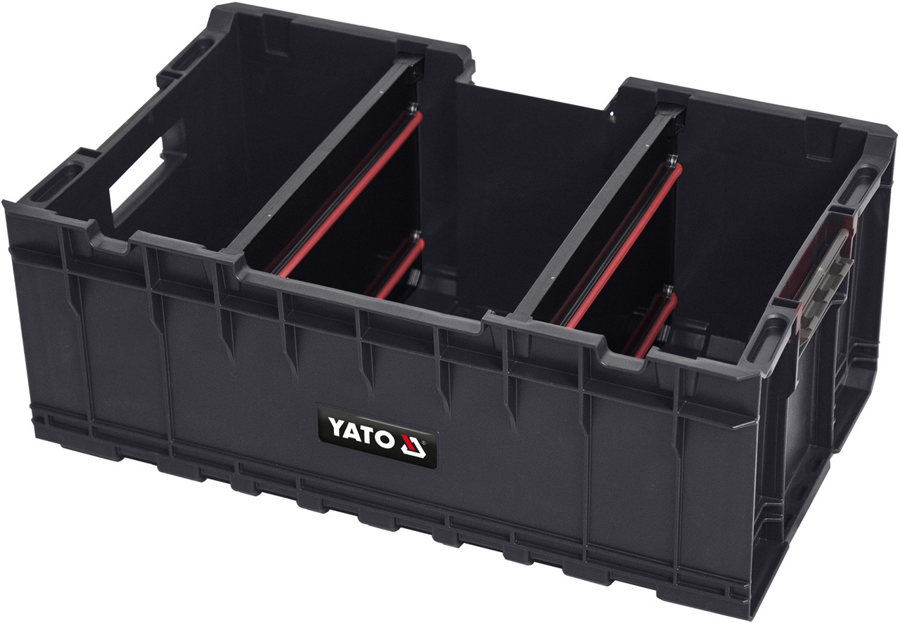 Ящик пластиковый для мобильной системы 576х359х237мм "Yato" YT-09168