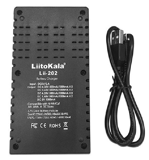 Зарядное устройство LiitoKala Engineer LII-202 (powerbank) - фото 6 - id-p135560041