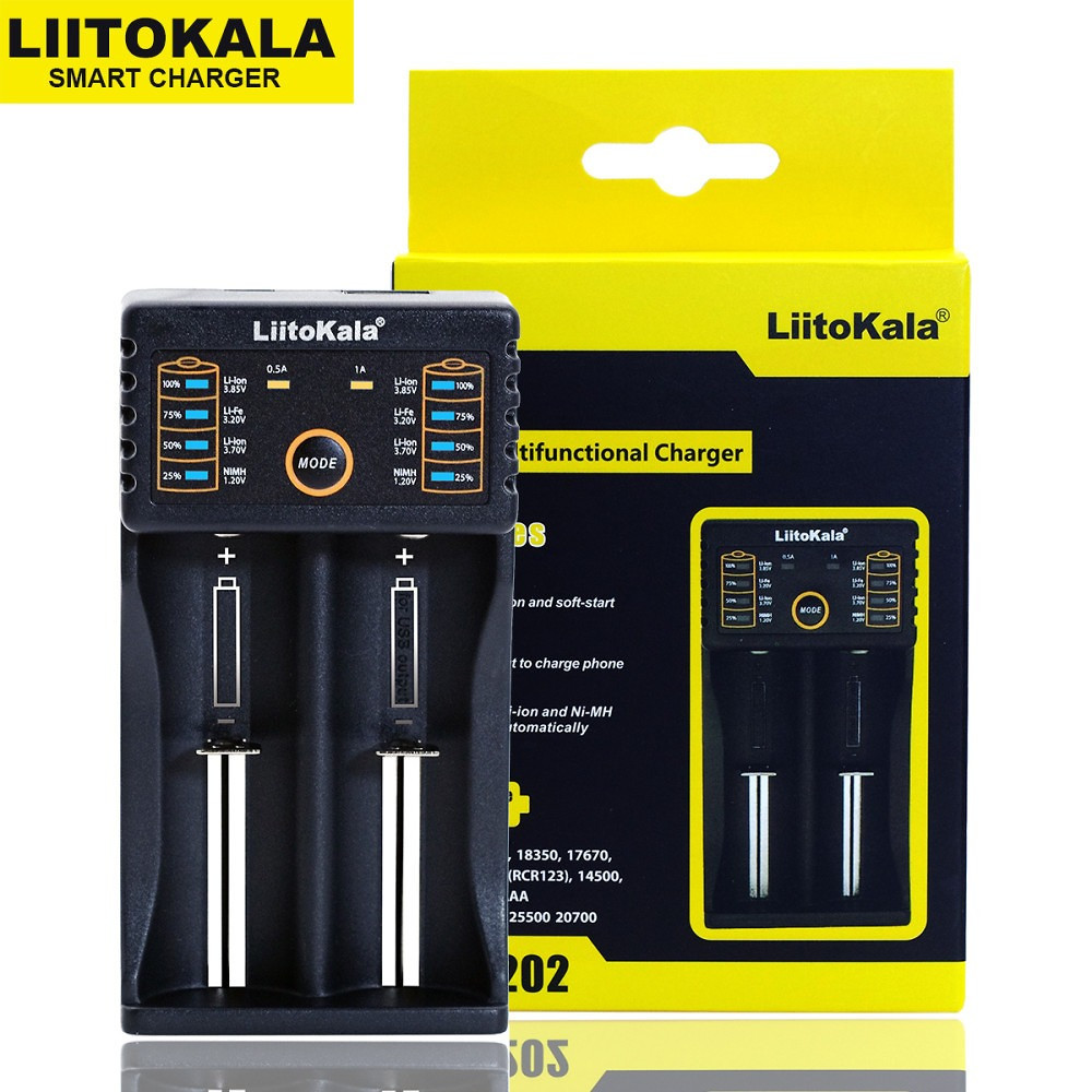 Зарядное устройство LiitoKala Engineer LII-202 (powerbank) - фото 1 - id-p135560041