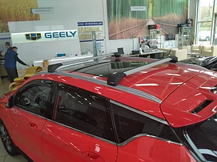 Багажник LUX BRIDGE для а/м Geely Coolray, серебристые