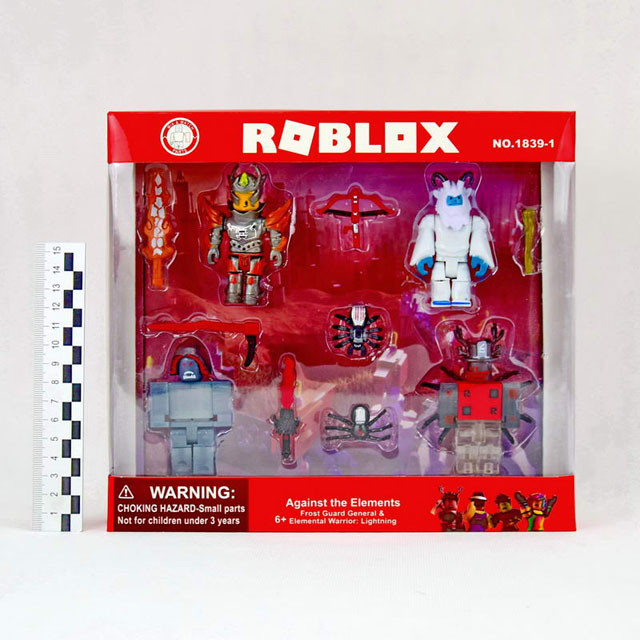 Набор Roblox 4 фигурки (Тихий ужас, Зверь, Огненный страж, Йети) 1839-1 - фото 1 - id-p135559999