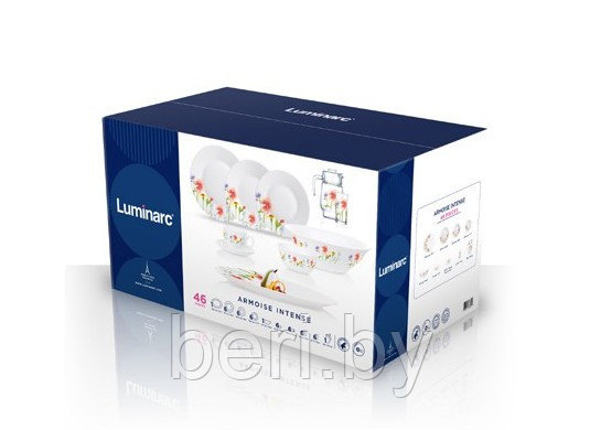 N8061 Столовый сервиз Luminarc Essence Armoise Intense, 46 предметов, 6 персон, набор тарелок - фото 5 - id-p135560016