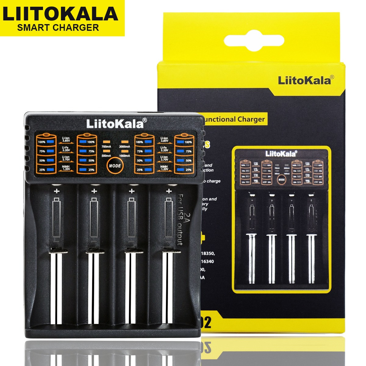 Зарядное устройство LiitoKala Engineer LII-402 (powerbank)