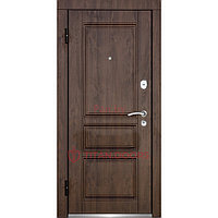 Входная дверь металлическая Titan.Doors Лондон, Дуб темный/Белый