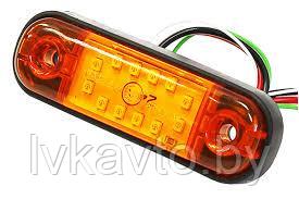 Маяк светодиодный МИНИ 24V ("Стробоскоп", 12LED, 100х40 мм) - фото 1 - id-p135590575