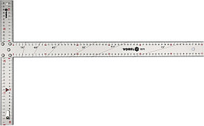 Угольник алюминиевый 600х390мм "Vorel" 18370