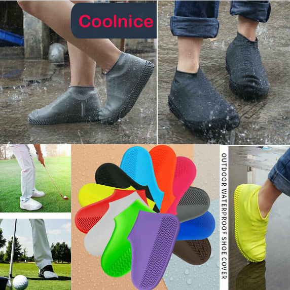 Силиконовые, водонепроницаемые чехлы-бахилы для обуви. Размер: S, M, L - фото 1 - id-p106313777