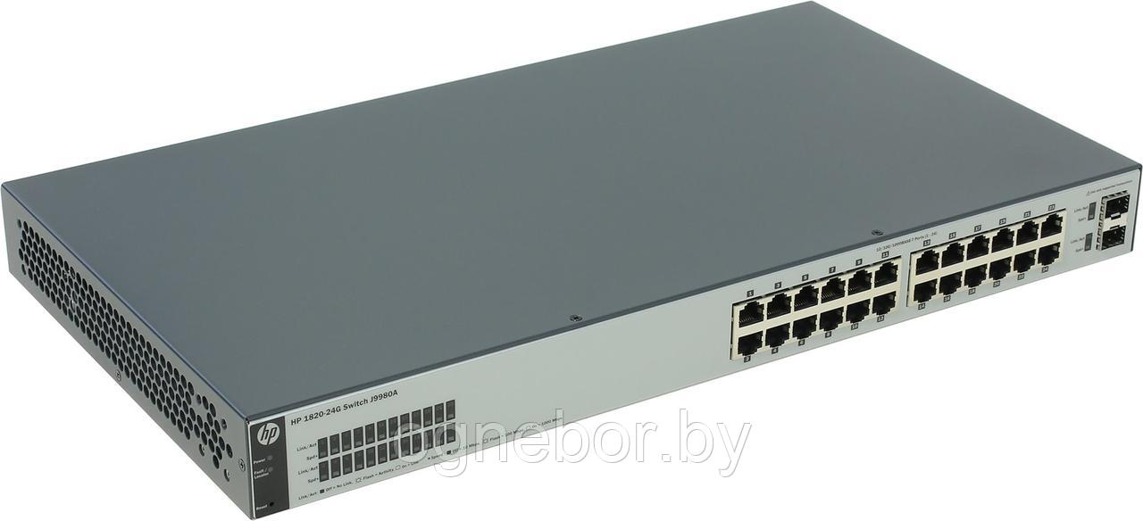 HP 1820-24G (J9980A) Коммутатор Smart - фото 1 - id-p135621635