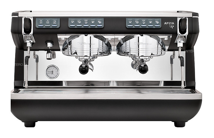 Кофемашина Simonelli Appia Life 2Gr V черный экономайзер + высокая группа